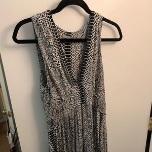 Tart Snake Black and White Women's Dress